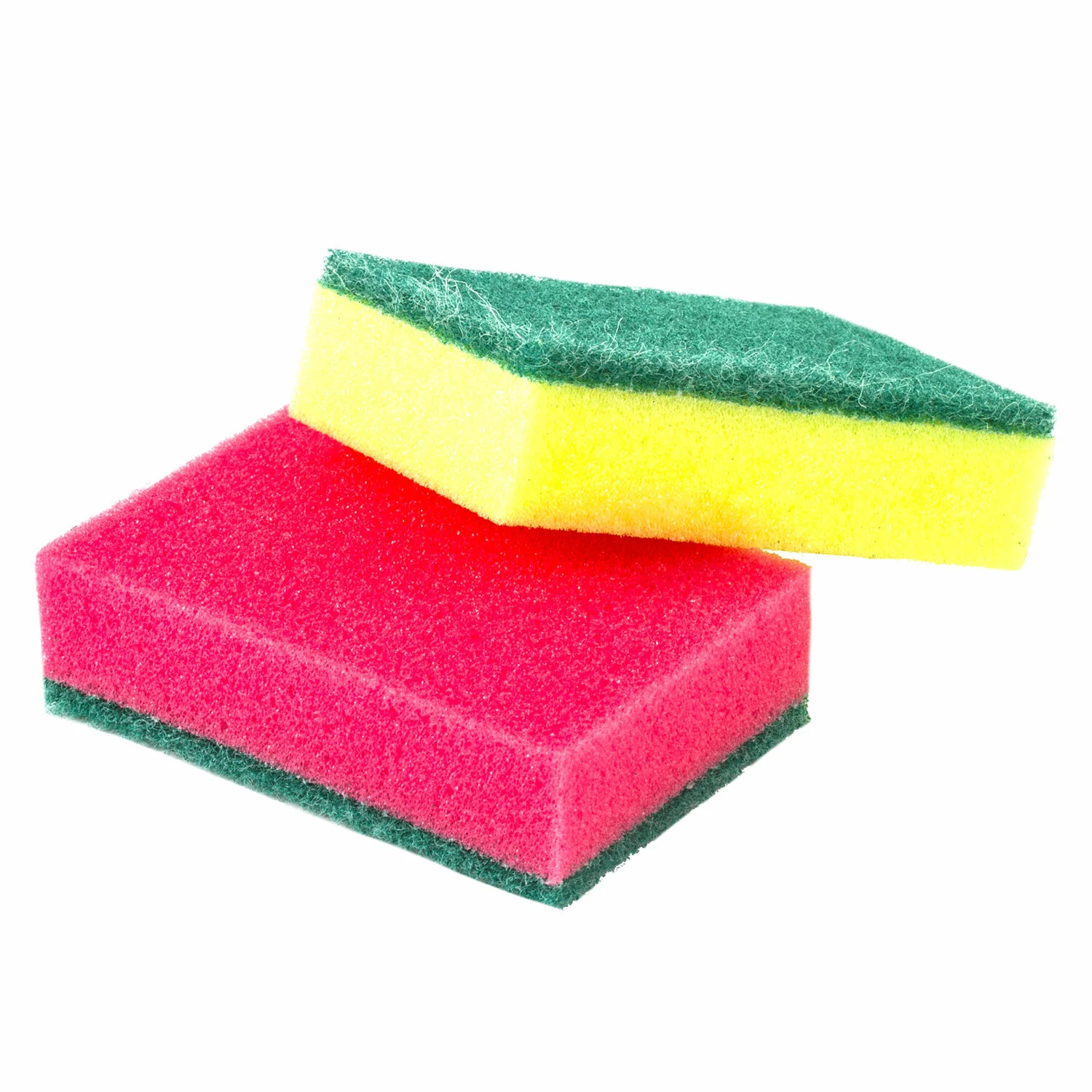 Губки бытовые для мытья посуды LAIMA  9,6 х 6,4 х 2,7 см, 5 шт